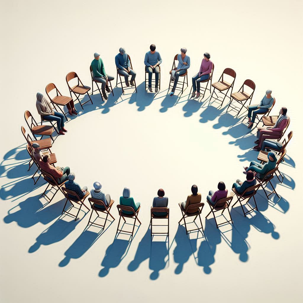 Empty Chairs at AA Meetings
